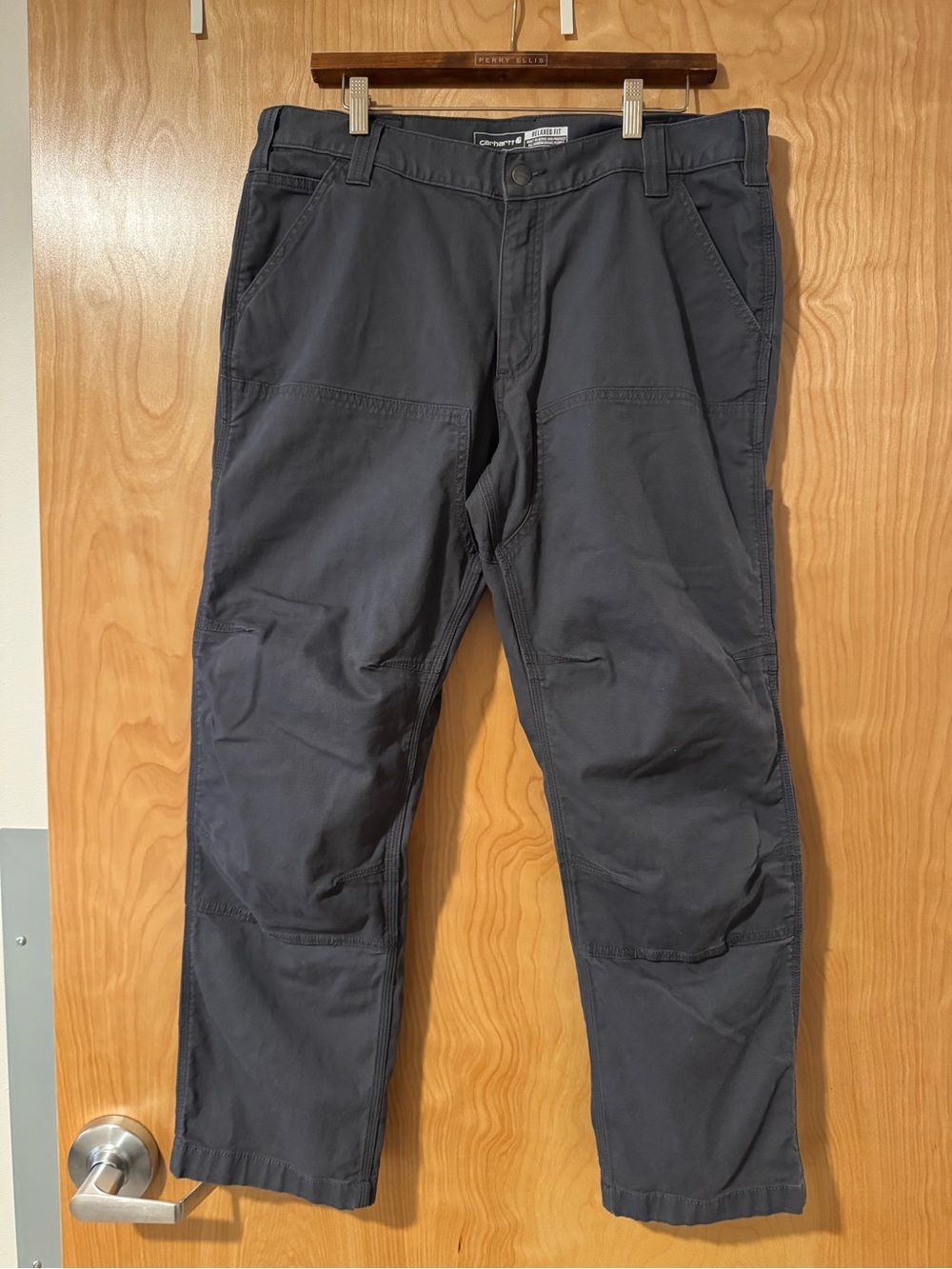 Carhartt Men's Dark Gray Work Pants Waist 36 x 30